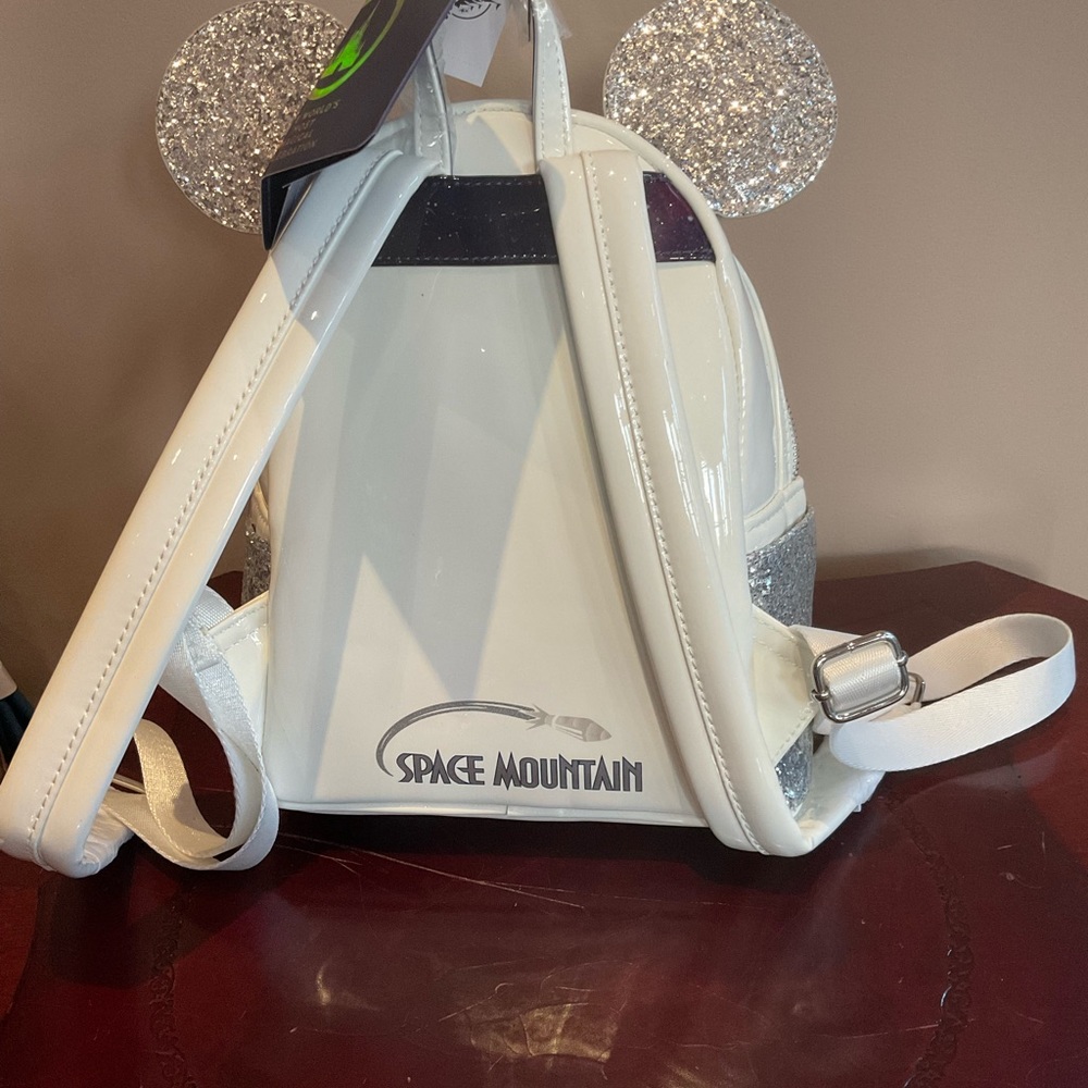 Disney Parks Mickey Mouse MMA Space Mountain Loungefly NWT - Picture 2 of 8
